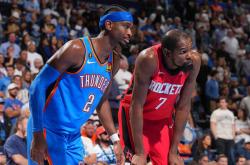 NBA揭(jiē)幕(mù)战：雙(shuāng)加时！雷霆125-124險(xiǎn)胜火箭