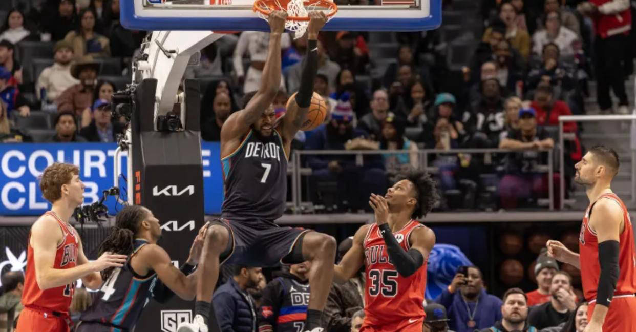 活塞边缘球员创造NBA历史全能数据纪录