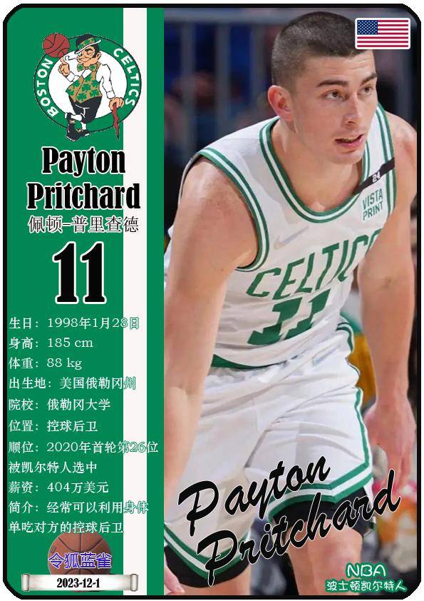 球星卡（NBA）：波士顿凯尔特人队17人一览（25/26赛季）